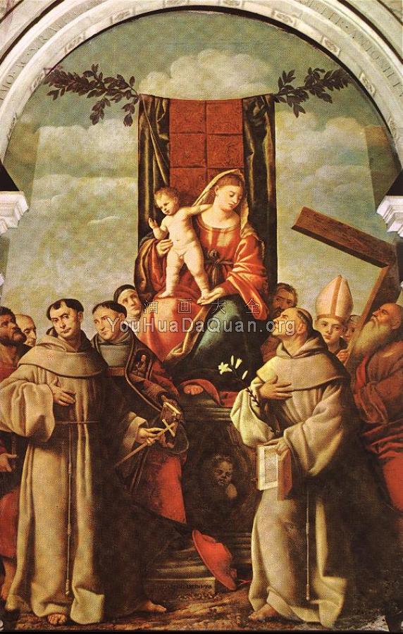 Madonna with Child in Arms - 圣贝纳迪诺·路西尼奥